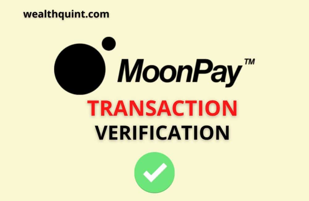 MoonPay transaction verification