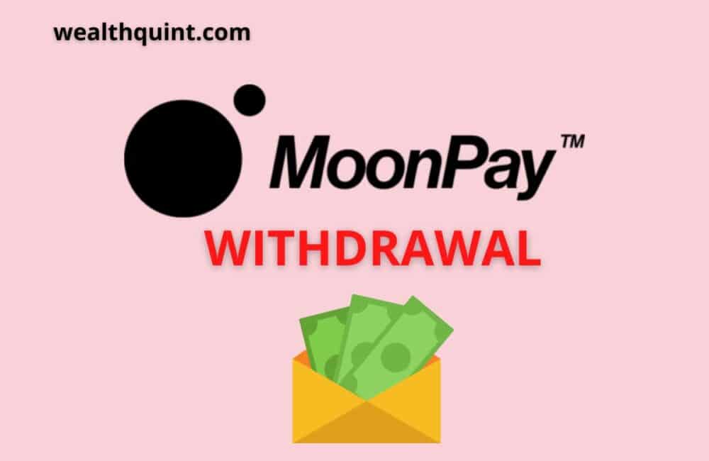 MoonPay withdrawal