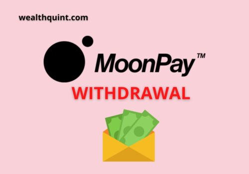 MoonPay withdrawal