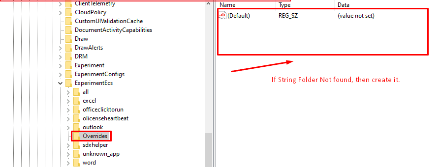 How To Move Outlook Navigation Toolbar From Side To Bottom 4 Move Microsoft Navigation toolbar from left to the bottom New String Value