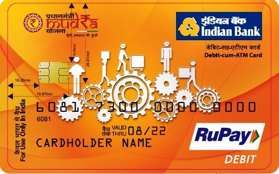 Indian Bank Debit Cards 9 Mudra Rupay