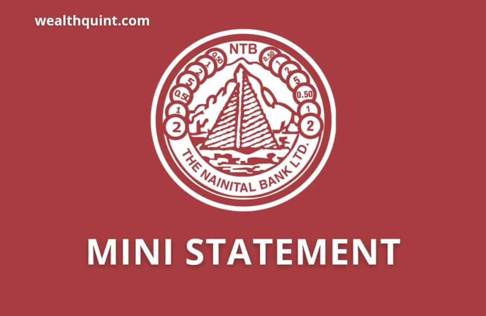 Nainital Bank Mini Statement