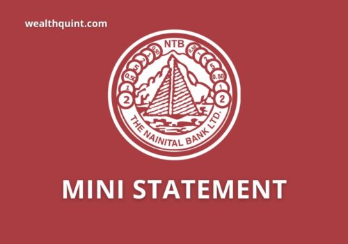 Nainital Bank Mini Statement