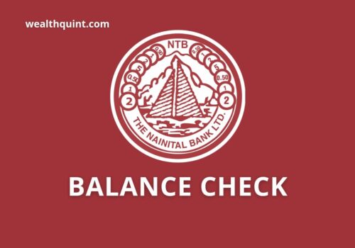 Nanital Bank Balance check