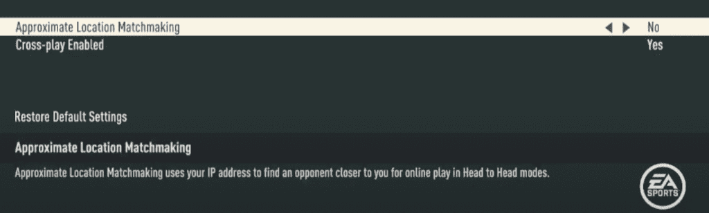 How to Fix "No Opponent Found" in FIFA 23 2 No Opponent Found Approximate Location Matchmaking FIFA 23