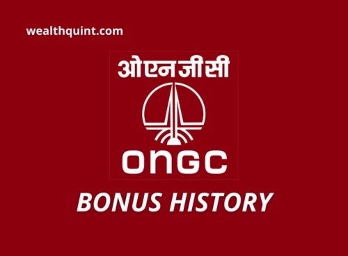 ONGC Bonus History