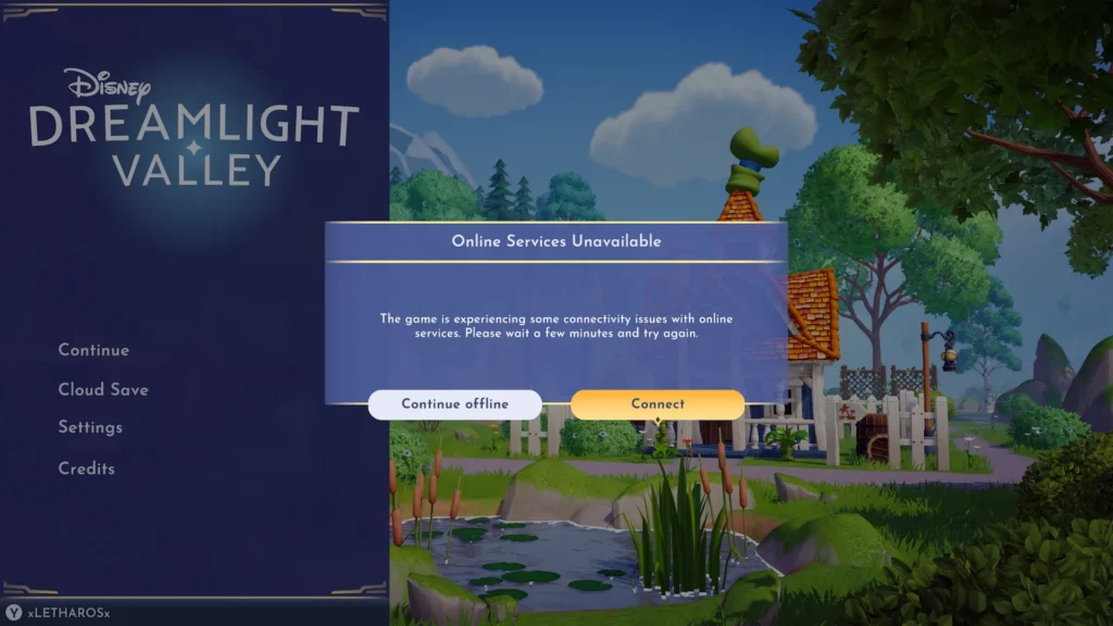 How To Fix “Online Services Unavailable” On Dreamlight Valley 2 Online Services Unavailable Dreamlight Valley