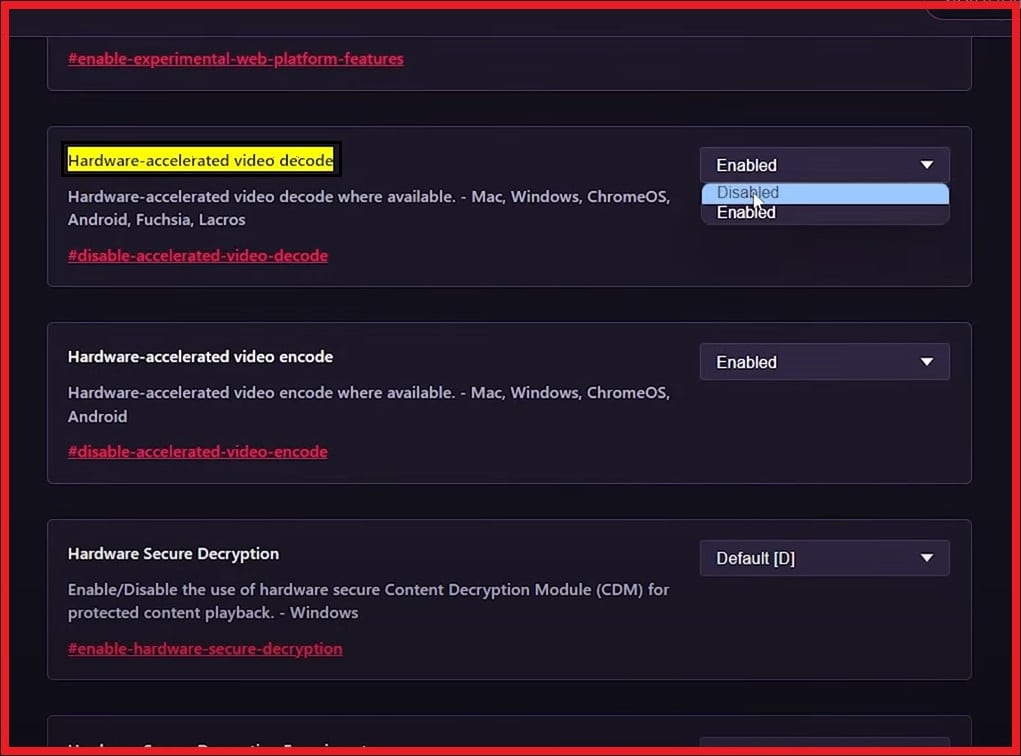 How To Fix Opera GX Twitch Sidebar Not Working 2 Opera GX Twitch Sidebar Not Working Disable Hardware Acceleration video Decode