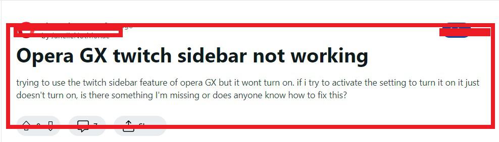 How To Fix Opera GX Twitch Sidebar Not Working 1 Opera GX Twitch Sidebar Not Working