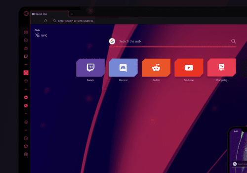 Opera GX Twitch Working
