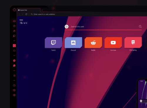 Opera GX Twitch Working