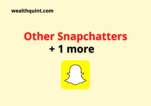 Other snapchatters 1 more