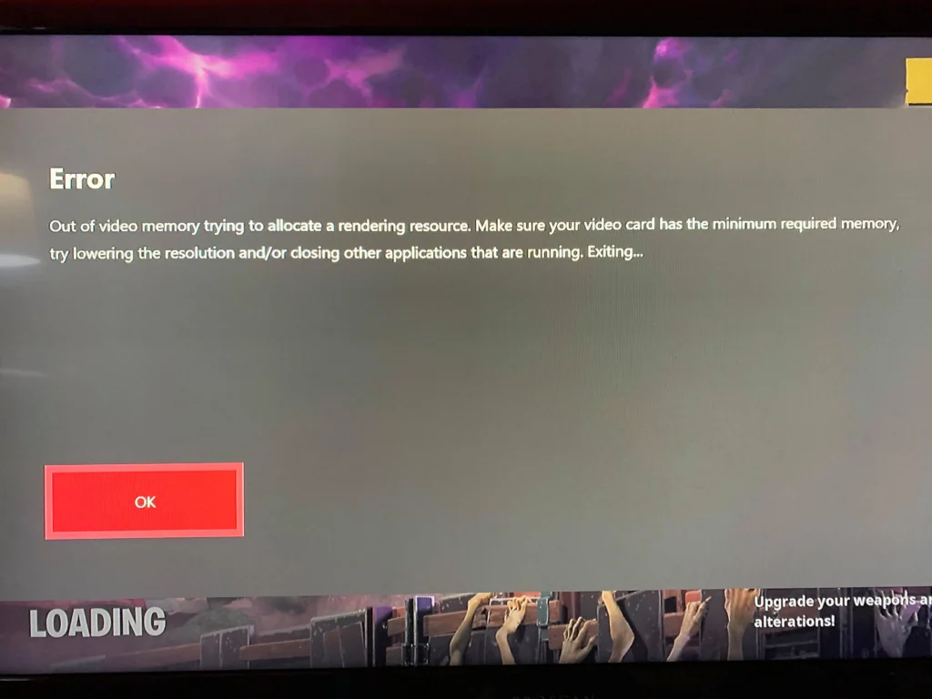 How To Fix Out Of Video Memory Trying To Allocate A Rendering Resource On Fortnite 2 Out Of Video Memory Trying To Allocate A Rendering Resource On Fortnite 1