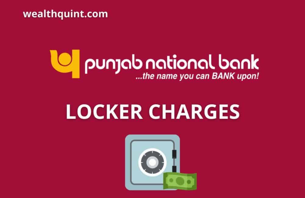 PNB Bank Locker Charges