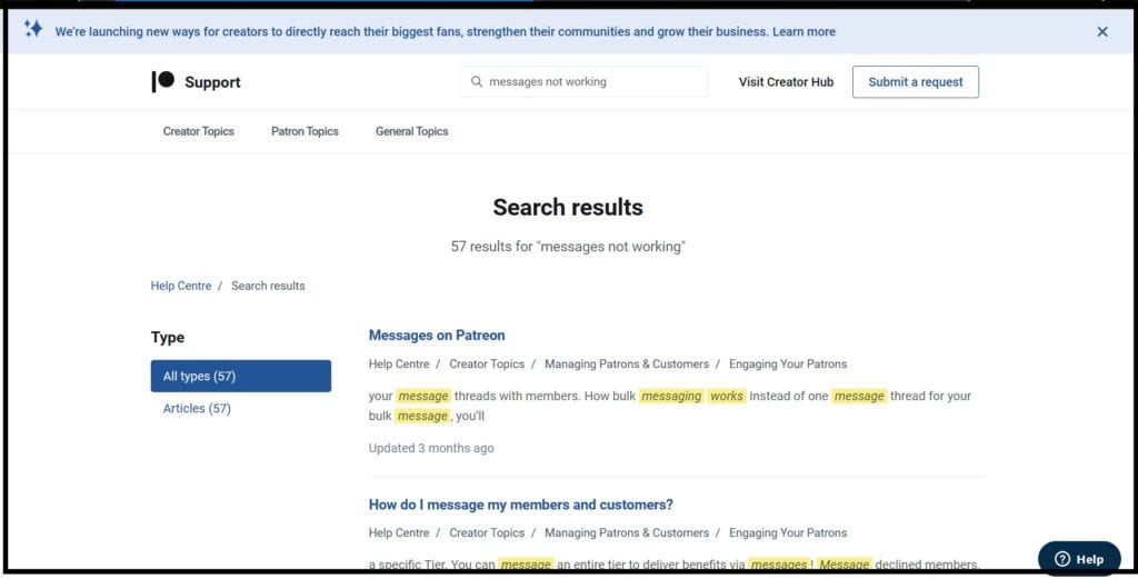 How To Fix Patreon Messages Not Working Or Loading 5 Patreon Messages Not Working Or Loading help and support