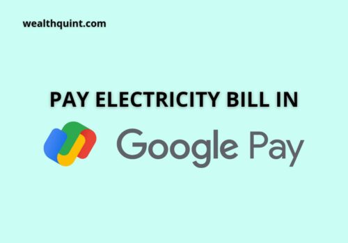 Pay electricity bill in google pay