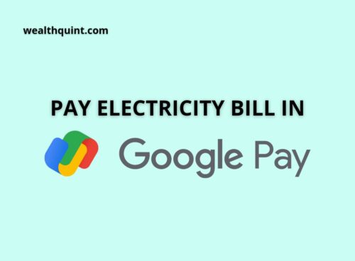 Pay electricity bill in google pay