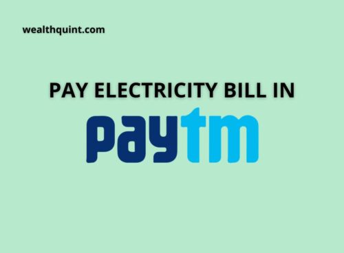 Pay electricity bill in paytm