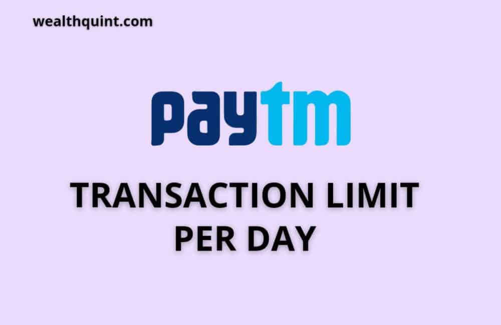 Paytm transaction limit per day
