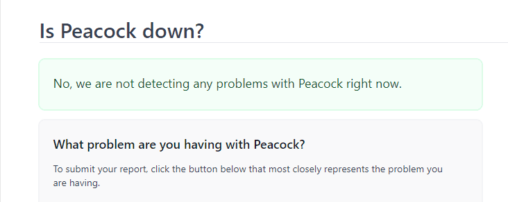 How To Fix Peacock Error Code 9 2 Peacock sever status