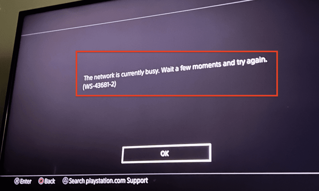 How to Fix Playstation Error Code WS-43681-2 1 Playstation Error Code WS-43681-2