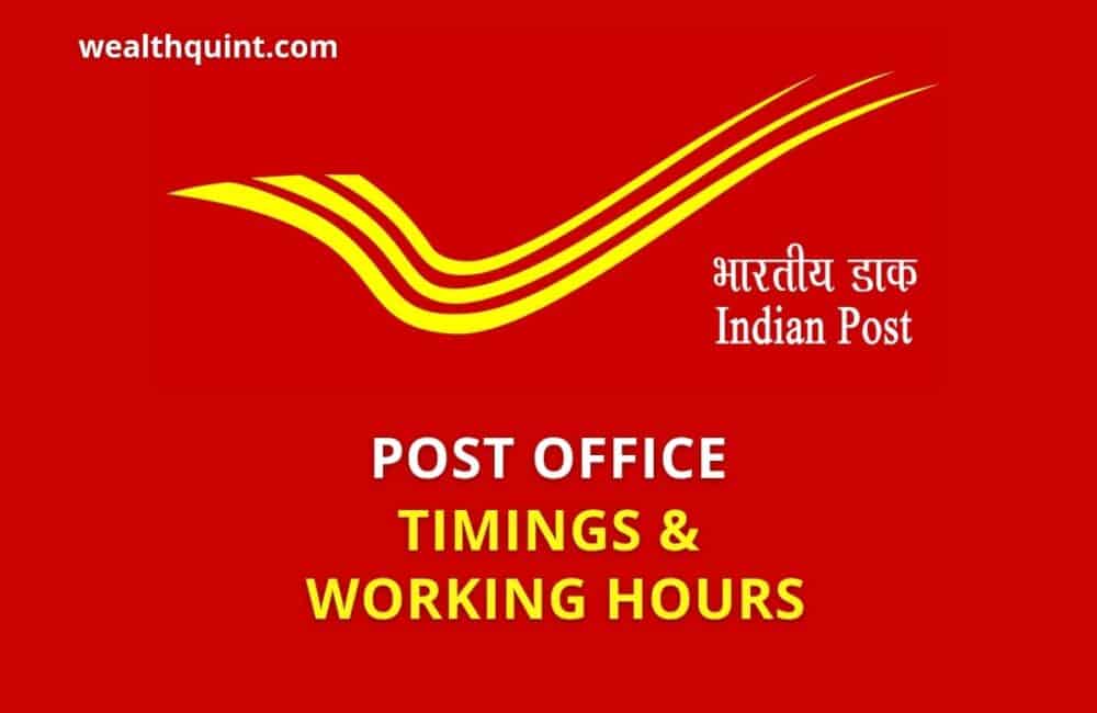 Post Office Timings & Working Hours