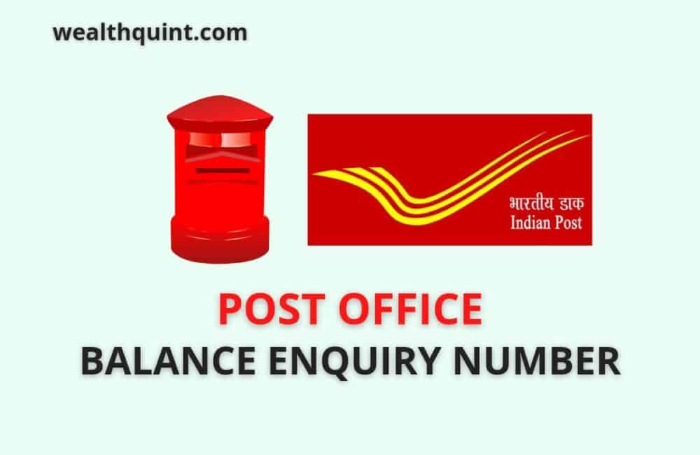 Post office balance enquiry