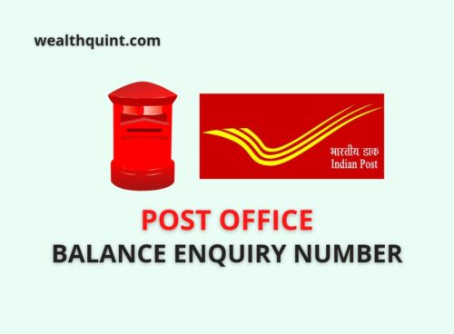 Post office balance enquiry