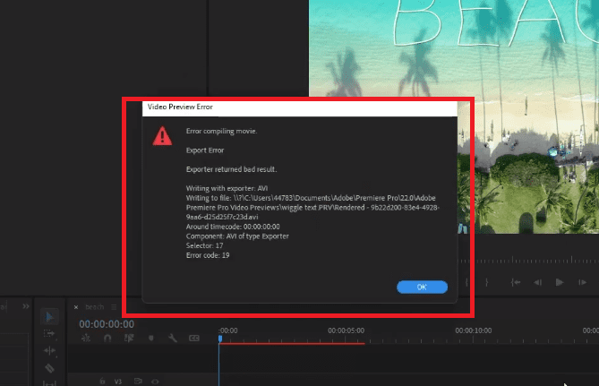 How To Fix Premiere Pro Error Code 19 1 Premiere Pro Error Code 19 1