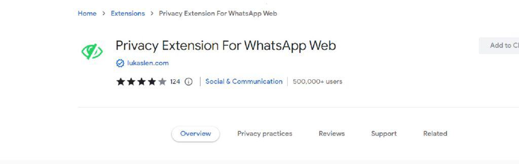 How To Fix Privacy Extension For WhatsApp Web Not Working 1 Privacy Extension For Whatsapp Web Not Working