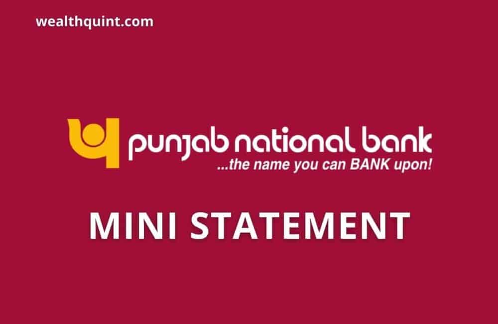 Pnb Mini Statement Missed Call Number Sms Banking