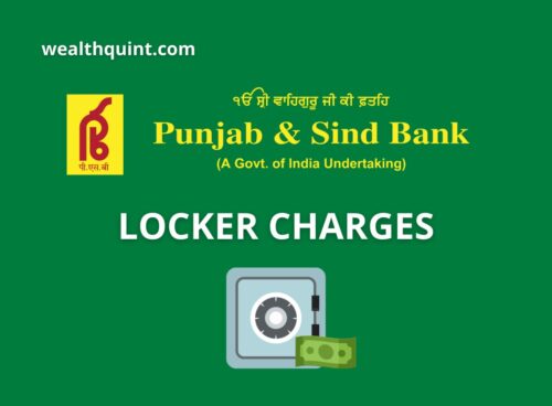 Punjab & sind Bank Locker Charges