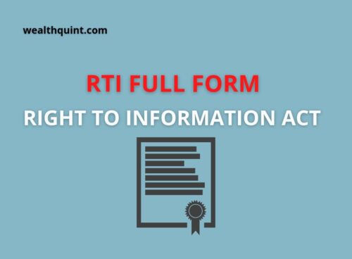 RTI Full Form