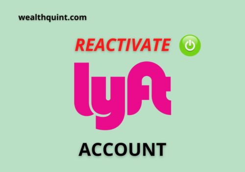 Reactivate Lyft account