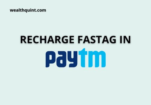 Recharge fastag from paytm