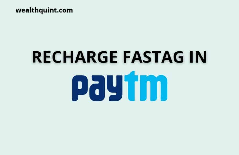 Recharge fastag through paytm