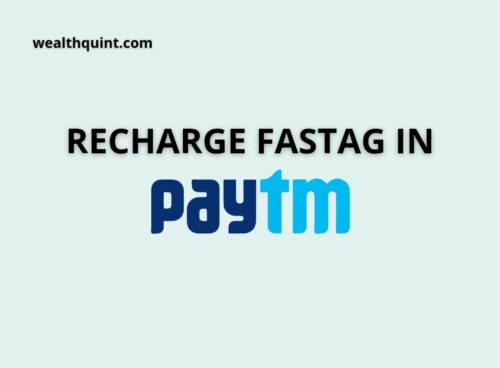 Recharge fastag through paytm