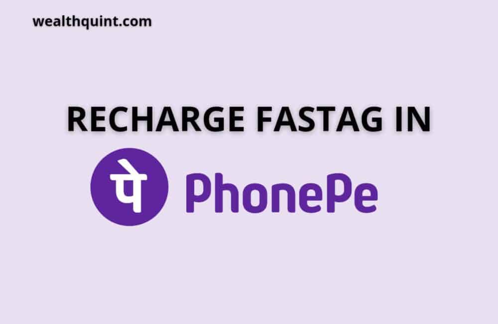 Recharge fastag through phonepe