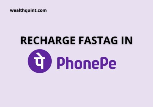 Recharge fastag through phonepe