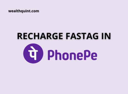 Recharge fastag through phonepe