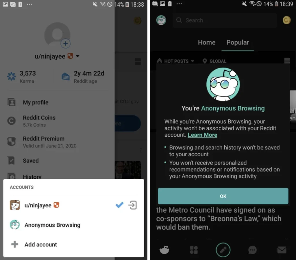 How To Fix Reddit App Anonymous Browsing Not Working 1 Reddit App Anonymous Browsing Not Working