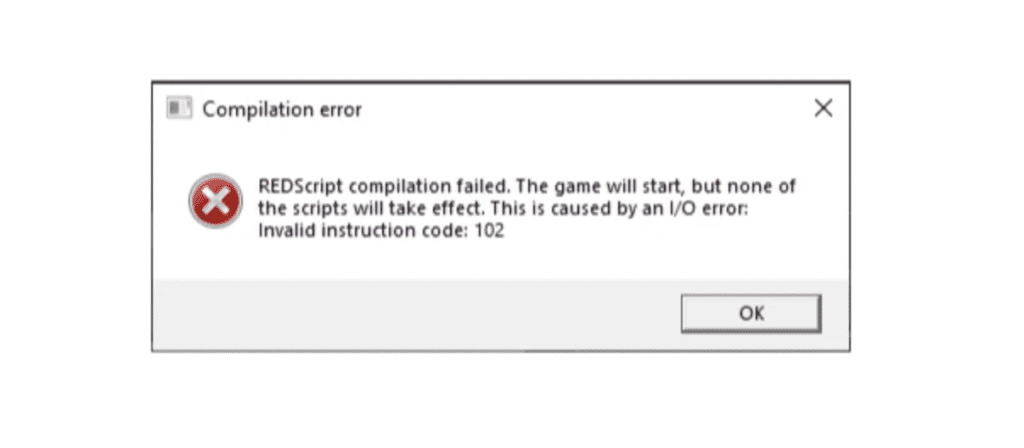 How to Fix "Redscript Compilation Failed" Error on Cyberpunk 2077 2 Redscript Compilation Failed Cyberpunk 2077