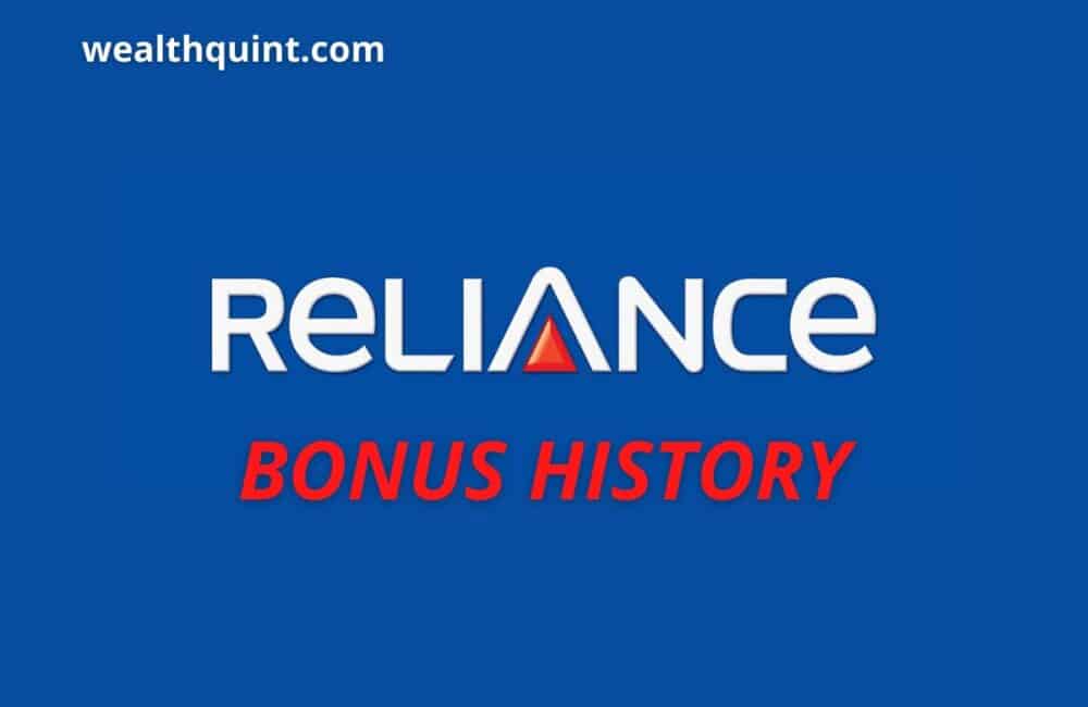 Reliance Bonus History 1 Reliance Bonus History