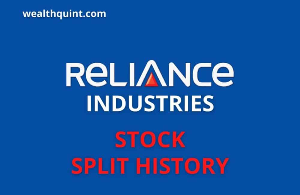 Reliance industries stock Split History