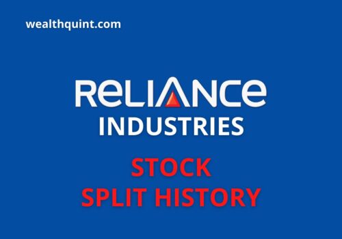 Reliance industries stock Split History