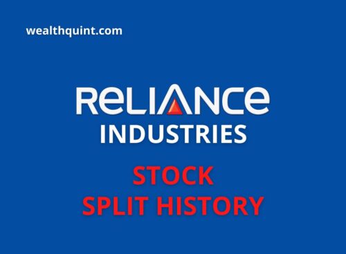 Reliance industries stock Split History
