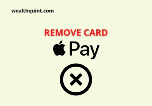 Remove card Apple Pay