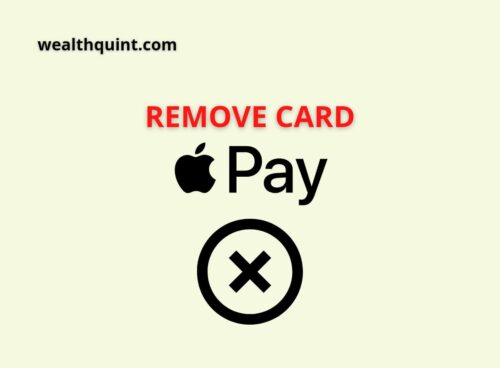Remove card Apple Pay