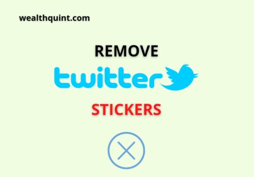 Remove twitter stickers