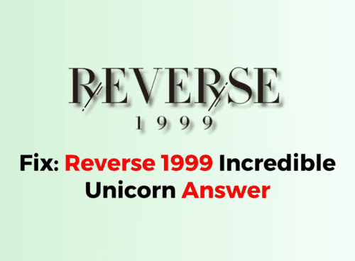 Reverse 1999 Incredible Unicorn Answer